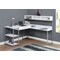 Monarch Specialties Computer Desk, Home Office, Corner, Storage Drawers, L Shape, Work, Laptop, Metal, White, Grey I 7162 - alternate 4